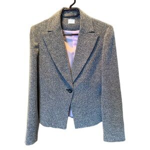 Suzy Shier Textured Gray Blazer